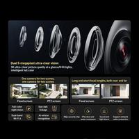 Kamera Luar Ruangan Xiaomi Original 4 Dual 5MP 3K Ultra HD IP66 Tahan Air CCTV Keamanan Rumah Pintar Kamera Xiaomi