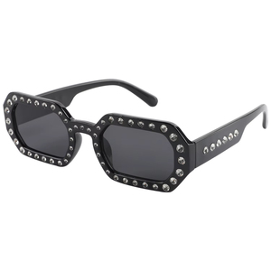 Cross-border Small <b>Frame</b> Jelly Colored Diamond Sunglasses Female European and American Street Shot Sunglasses Wholesale - Product Image 6