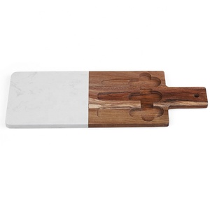 Nouveau Design <span class=keywords><strong>Maison</strong></span> Cuisine Planche À Découper En Bois et <span class=keywords><strong>Plateau</strong></span> <span class=keywords><strong>De</strong></span> <span class=keywords><strong>Fromage</strong></span> En Marbre Table - Product Image 1