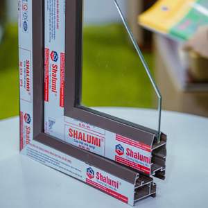 Profilé en aluminium brun foncé Shalumi série 6000 pour systèmes de portes et fenêtres, service de découpe, conception d'extrusion architecturale durable - Product Image 2