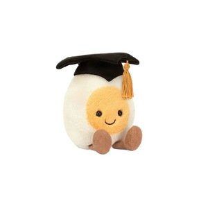 Uovo Sotto Cotto Divertente, Regalo di Laurea, Sposa, Bambola Sorridente, Regalo per Compagna di Classe/Amante, Cappello da Dottore - Product Image 5