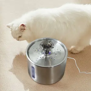 2.5L Filter Drinker Pet Drinking Feeder With Faucet Cat Drinker Feeder Bowl Pet Auto Water Dispenser