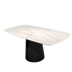 Spazio moderno salva piccoli mobili da casa ristorante rotondo Marb le oro in acciaio inox tavolo da pranzo e 4 sedie - Product Image 6