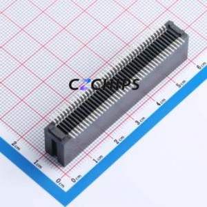 HEV82LP03BK Gold Finger Connector SMD,P=1.27mm Connector ( Connector Type: EDGE SLOT )( Pitch: 1.27mm )( Total PIN Count: 82P ) - Product Image 2