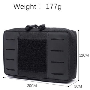 Pochette médicale tactique compatible MOLLE, trousse de premiers soins pour la chasse en plein air et la survie - Product Image 2