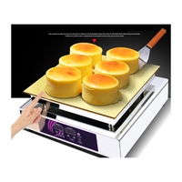 Bouton commercial japonais moelleux soufflé crêpes fabricant 220V 110V tête unique soufflé Machine japonais fromage gâteau fer boulanger casserole