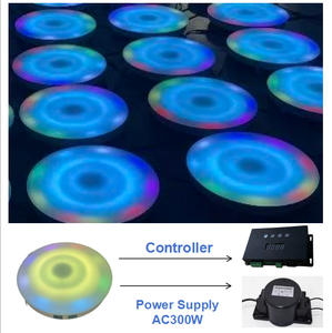 Lampe de sol ronde en plastique pour intérieur/extérieur, idéale pour les crèches (à partir de 2 ans) - Product Image 2