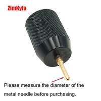 Valve de remplissage et de charge de gaz CO2, propane, gaz vert Zimakyfa QZG-5 noire, avec joints en plastique de qualité alimentaire, emballage en vrac