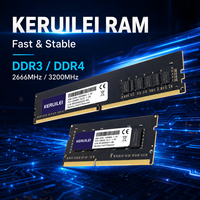 Module de mémoire RAM DDR3 ECC KERUILEI 4 Go 8 Go 16 Go 2666 MHz pour PC de bureau, ordinateur portable et mise à niveau gaming