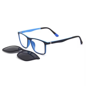 Venta al por mayor de anteojos para niños, <span class=keywords><strong>monturas</strong></span> ópticas TR90 cómodas personalizadas para niños y niñas <span class=keywords><strong>con</strong></span> <span class=keywords><strong>clip</strong></span> para parasoles - Product Image 3