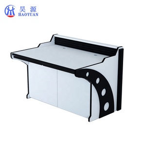 Nhà máy tùy chỉnh trung tâm chỉ huy văn phòng hoạt động bàn LED ánh sáng hiển thị Máy Trạm Modular thiết kế nội thất văn phòng bàn - Product Image 3