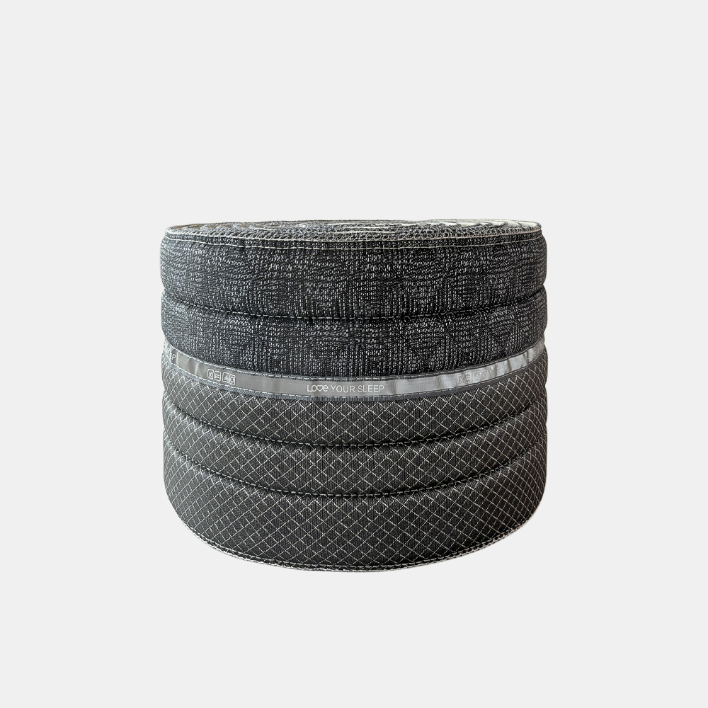 2025 Grey Mattress Side Border Edge Quilted Fabric
