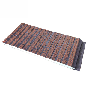 Los paneles sándwich de la espuma de la pu de 16m m revestieron el revestimiento decorativo exterior de la <span class=keywords><strong>casa</strong></span> prefabricada del - Product Image 2