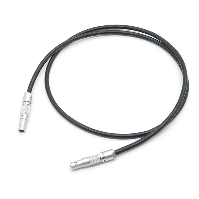 Custom Aluminum Conductor PTFE Self-Locking Plug Cable Assembly High-Precision Push-Pull Interconnect Cable 12V 1 Meter