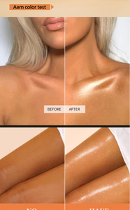 <span class=keywords><strong>Iluminador</strong></span> Líquido de Larga Duración, Resistente al Agua, para Rostro y Cuerpo, con Brillo y Efecto Bronceador, Marca Privada - Product Image 5