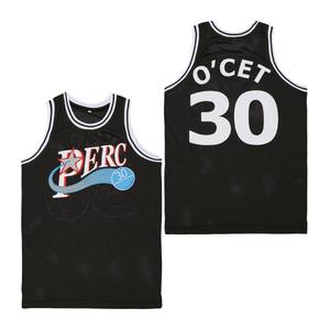 Camiseta de baloncesto Perc 30 para hombre, azul cielo, blanco y negro, suministro por <span class=keywords><strong>Lil</strong></span> House Phone y Blazzy cosido - Product Image 3