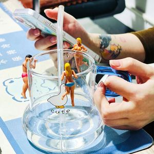 Simulation Lovely TPR <b>Cup</b> Edge Doll Landscape <b>Cup</b> 8 Pcs Set Hand-Made <b>Cup</b> Hanging Decoration Humor Creative Gift for Adult - Product Image 4