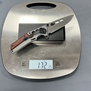 Tốt Hình Titan Lớp Phủ Pocket Dao Tốt Nhất Người Bán Chiến Thuật Dao Với Gỗ Xử Lý Gấp Pocket Dao - Product Image 4