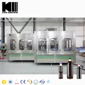 Línea de producción completa para máquina embotelladora de llenado de refrescos carbonatados, planta de agua de soda, máquina de llenado CSD