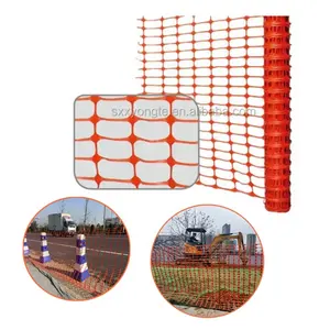 4x100ft Plastic Fabricage Oranje Verkeersveiligheidshek Verkeersbarrières Voor Veiligheidsborden