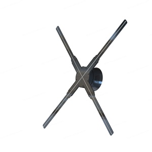 MissYou High Tech 25.5 "comprend un projecteur d'hologramme d'affichage publicitaire Bluetooth à distance ventilateur d'hologramme 3D pour l'exposition de Noël - Product Image 3