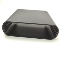 Boîtier électronique extrudé en alliage d'aluminium professionnel personnalisable 87x26mm Boîtier de commande en métal Services d'usinage