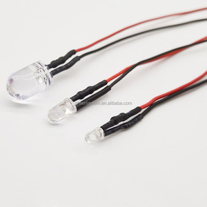 Diodo LED de 12V, 3mm, 5mm, 10mm, con Cable de 20cm, Pre-cableado, Lámpara LED con Base de Plástico - Product Image 6