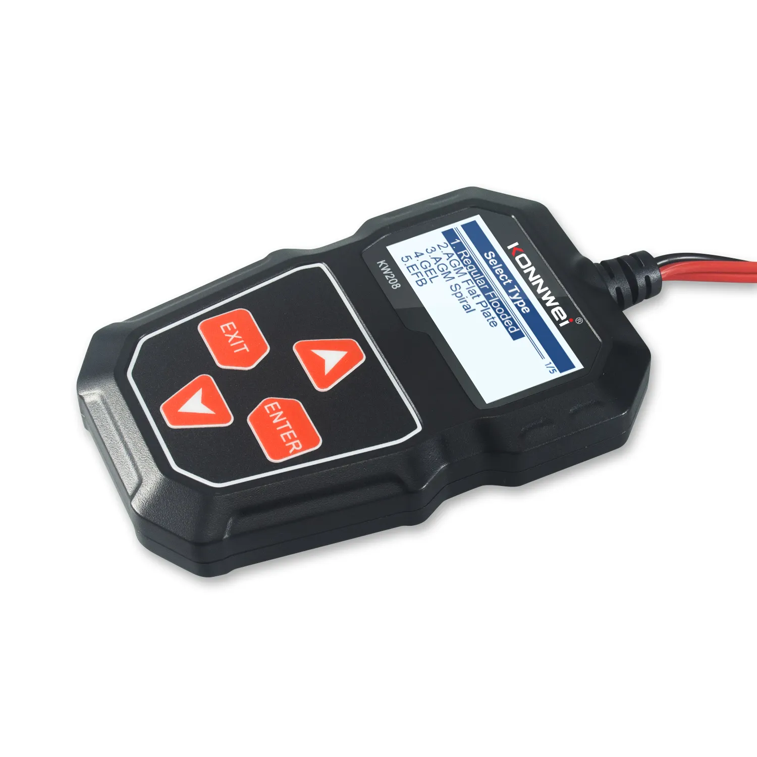 Alat diagnostik baterai penguji 12v, alat pengukur diagnostik mobil berlaku untuk semua 12V baterai mobil