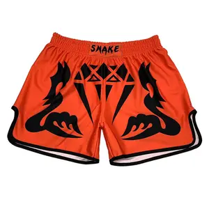 Supplier Fighting Kickboxing Sublimation Training Boxer Fight Custom Boxing Muay Thai Shorts For Women