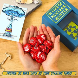 Vui Nhộn Chai Mũ Thu Thập Hộp Vui Khẩn Cấp Mũ Stash W/ 30 + Nuka Mũ Đỏ Gag Hộp Quà Tặng Giáng Sinh Hộp Quà Tặng - Product Image 6