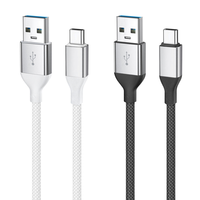Cable USB 3.0 con Conector de Carga Rápida 3A PD 30W, 45W, 60W, Conductor de Cobre Puro, Material de Nailon, Multifunción, Transferencia de Datos