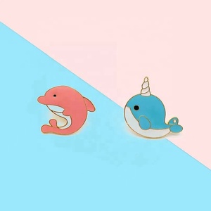 Tùy Chỉnh Cá Heo Cá Voi Trâm Động Vật Biển Huy Hiệu Ve Áo <span class=keywords><strong>Pin</strong></span> Phim Hoạt Hình Dễ Thương Trang Trí Sáng Tạo Sinh Viên Vài Cá Tính - Product Image 4