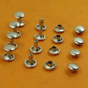 Rivets à double capuchon en métal Jinkun, plaqués fer, durables, clous pour vêtements, style classique - Product Image 3