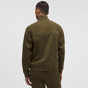 Unisex Fleece <b>Zip</b>-<b>Up</b> Track <b>Jacket</b> Solid Color Custom Collar Breathable Waterproof Windproof Down-Filled High Street Casual - Product Image 2