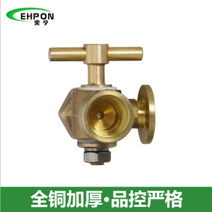 Válvula de tres vías de 1/2 pulgada para vapor, válvula de latón de alta temperatura para calderas y sistemas de presión - Product Image 3