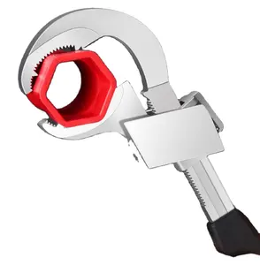 Chiave per lavello del rubinetto chiave per tubi da bagno universale multifunzionale di grande apertura utensili manuali in lega di alluminio regolabili