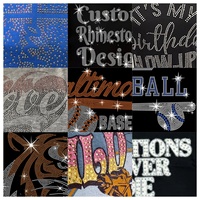 Camiseta Clásica para Hombre con Diseño de Cuello y Pedrería, Ropa con Estampado de Diamantes de Imitación, Camisetas Personalizadas con Diamantes