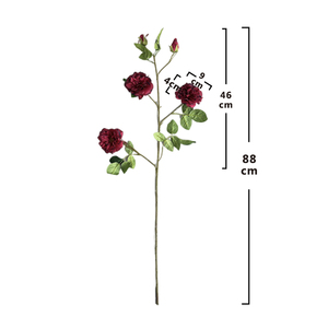 5 têtes Qiangwei décoration de <span class=keywords><strong>rose</strong></span> faite à la main pour la résidence pour Noël et la fête des mères célébration fleur artificielle - Product Image 4