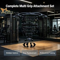 Juego de Agarraderas Multi-Grip Premium para Máquina de Cable de Gimnasio en Casa, Accesorios para Entrenamiento de Fuerza