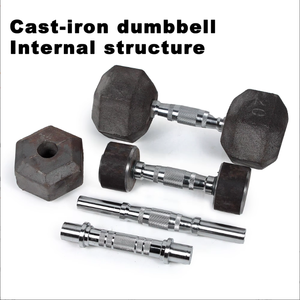Nouvel ensemble d'haltères hexagonales en fonte chromée, <span class=keywords><strong>pas</strong></span> <span class=keywords><strong>cher</strong></span>, 5-110 LBS, pour la salle <span class=keywords><strong>de</strong></span> sport - Product Image 3