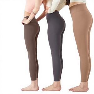 Pantalones de Yoga NUF Sólidos para Control de Abdomen, Cintura Alta, Largo hasta el Tobillo, para Mujer, Pilates, Fitness - Product Image 1
