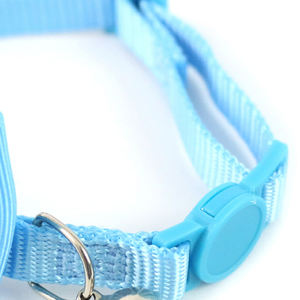 Elegante y Sencillo Collar de Nailon para Perro de 1.0" con Lazo Reflectante, Diseño Sólido Estampado Estilo Occidental, Longitud de 20-31" - Product Image 2