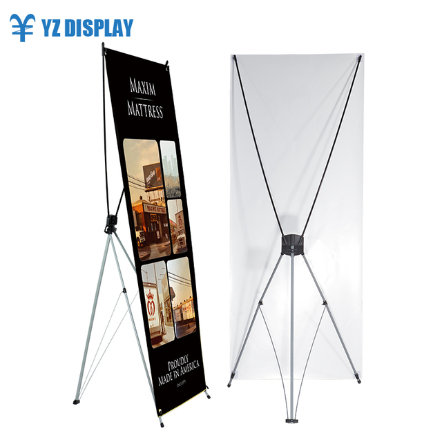 Wholesale Strengthened Tripod X Frame Display Banner Stand on Sale X Banner Stand Banners Printing