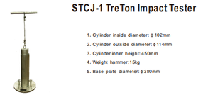 Testeur d'impact TreTon de haute précision pour les matériaux de construction en métal et en plastique, test de résistance à l'impact - Product Image 2