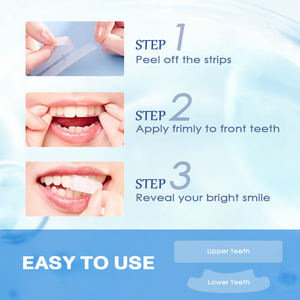 Strisce sbiancanti denti aromatizzate alla menta comode cure dentistiche per uso domestico con efficacia appena soddisfatta - Product Image 2