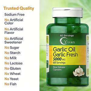 Suplemento Dietético Tradicional de Ajo Orgánico OEM/ODM para la Salud del Corazón y el Soporte de la Circulación con Liberación de Antioxidantes en Cápsulas Blandas - Product Image 4