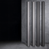 Drain de douche linéaire moderne personnalisé 600 mm invisible en acier inoxydable 304 pour salle de bain, insert de carrelage anti-odeur