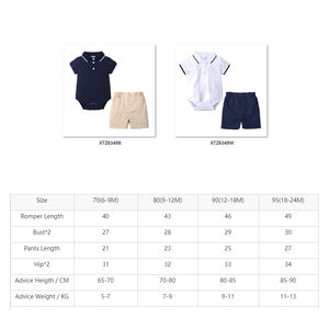 <b>Baby</b> Boy Clothes Suit Romper Tops <b>Jumpsuit</b> + Short Pants <b>Baby</b> Clothes Newborn Set - Product Image 2