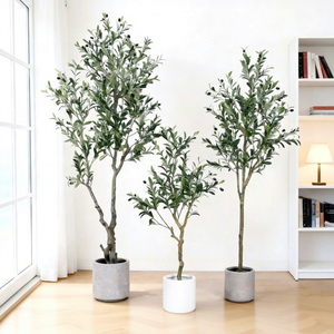 Arbre d'<span class=keywords><strong>olivier</strong></span> artificiel détachable <span class=keywords><strong>en</strong></span> <span class=keywords><strong>pot</strong></span> pour la décoration intérieure et extérieure, jardin, remise de diplôme, Noël, Nouvel An, Pâques, Halloween - Product Image 1