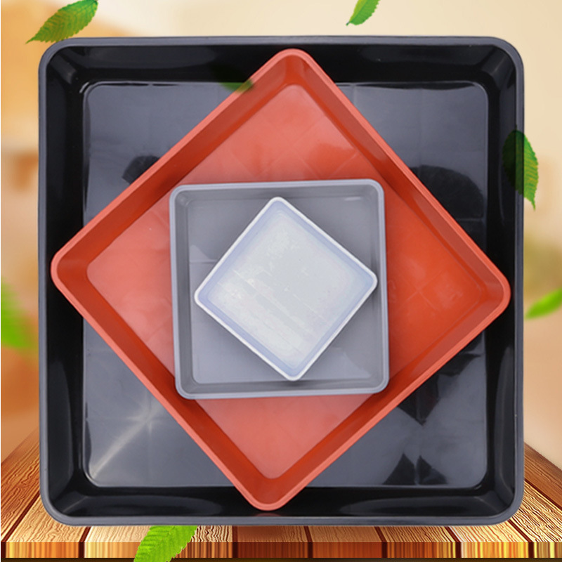 Thickened PP Plastic Trays - Perfect for Plant Saucers